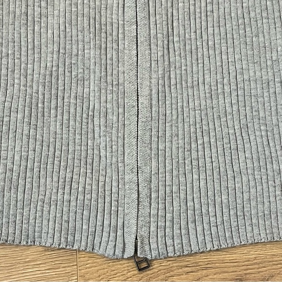 Daily Practice | Ribbed gray sweater midi skirt Women’s size M Anthropologie - Picture 4 of 9